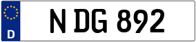 Truck License Plate